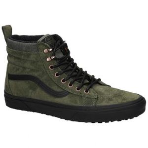 Size 11.5 - VANS Sk8-Hi MTE Green / Black